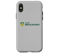SUNY Brockport Golden Eagles Institutional Shield Logo Custodia per iPhone X/XS