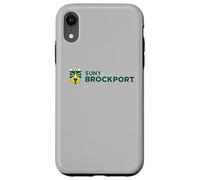 SUNY Brockport Golden Eagles Institutional Shield Logo Custodia per iPhone XR