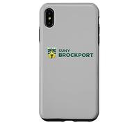 SUNY Brockport Golden Eagles Institutional Shield Logo Custodia per iPhone XS Max