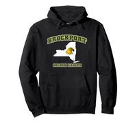 SUNY Brockport Golden Eagles New York State Graphic Felpa con Cappuccio