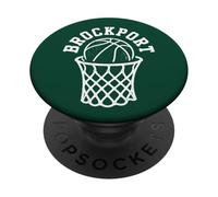 SUNY Brockport Golden Eagles Retro Basketball Net 80's PopSockets PopGrip Adesivo