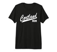 SUNY Cortland Mom Red Dragons Script Mother's Maglietta Premium