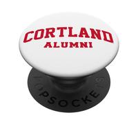 SUNY Cortland Red Dragons Alumni Vintage Retro PopSockets PopGrip Adesivo