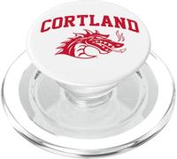 SUNY Cortland Red Dragons Athletics Logo PopSockets PopGrip per MagSafe