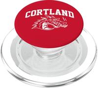 SUNY Cortland Red Dragons Athletics Logo PopSockets PopGrip per MagSafe