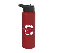 SUNY Cortland Red Dragons C Mark Stainless Steel Insulated Water Bottle