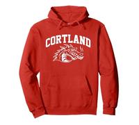 SUNY Cortland Red Dragons Felpa con Cappuccio