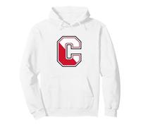 SUNY Cortland Red Dragons Logo Felpa con Cappuccio