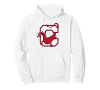 SUNY Cortland Red Dragons Logo Felpa con Cappuccio