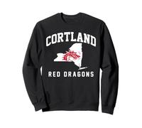 SUNY Cortland Red Dragons New York State Felpa