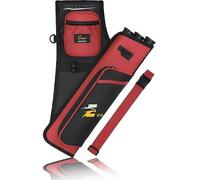 Sunya faretra per frecce arco. Include 3 tubi portafrecce, tasche per accessori e cintura. Adatto per archi compound e recurve.
