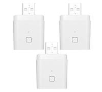 Sunydog 3 pezzi Tuya Micro 5 V Wireless USB Smart Adapter Flessibile e Portatile Rendi i dispositivi USB tramite il controllo vocale Tuya APP Intelligent Compatibile con Alexa Google Home