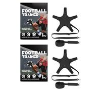 Sunydog Allenatore di Giocoleria da Calcio con Struttura a Rete Stabile, Ideale per Dribbling di Precisione e Tecniche Primo Tocco, Materiale in Nylon, Set da 2 (2 pezzi)
