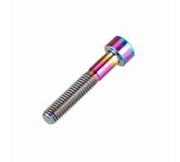 Sunydog Bullone del Filo del Gambo dell'auricolare in Bici in Titanio 30/35/40/50 Accessorio a Vite Lunghe - qualità Premium, Resistente (M6X35 Stigma 1pcs/Scatola)