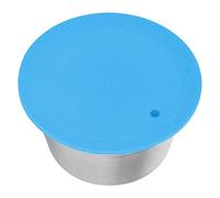 Sunydog Capsula Riutilizzabile del caffè Ricaricabile con la Tazza del Filtro dell'Acciaio Inossidabile, Rispettoso Dell'ambiente, Buon Effetto Filtrante, Adatto a Macchina del caffè di (Blu)