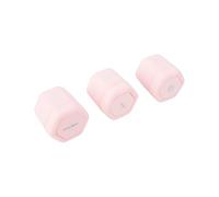 Sunydog Capsule Viaggio Magnetiche Esagonali 40 Ml con Potenti Magneti, Design con Coperchio a Vite, Regolamenti per il Trasporto Aereo, Bellissimi Esterni Dai Toni Morbidi, (Rosa)
