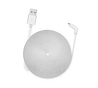 Sunydog Cavo di ricarica 6 m/20 ft adatto per Arlo Pro, Arlo Pro 2, Arlo GO resistente alle intemperie, per interni ed esterni, in lega di alluminio, cavo di ricarica/cavo di alimentazione senza