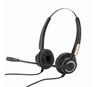Sunydog Cuffie per Call Center con Cancellazione del Rumore con Design Scalabile e Controllo del Volume per le Telecomunicazioni