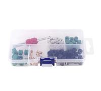 Sunydog di Valvola Automatica A/C, Kit di Strumenti di Guarnizione del Misuratore Universale per Tubo di Ricarica, Assortimento di Valvole e Nuclei di Valvole con Guarnizioni