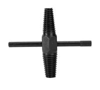 Sunydog Estrattore per Viti Danneggiate a Doppia Testa in Acciaio Ad Alto Tenore di Carbonio, per Tubi e Viti Rotti, con Filettatura a Dentatura Fine, Adatto per Tubi G1/2 Pollici +