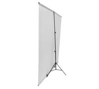 Sunydog Kit di Sfondo Fotografico Regolabile a Forma di T con Design Pieghevole, Supporto per Sfondo per la Registrazione Video Dal Vivo (Bianco)