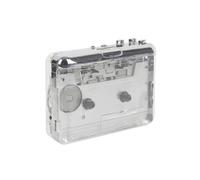 Sunydog Mini Lettore di Cassette con Custodia Trasparente Facile Conversione Al Formato Digitale per la Conservazione della Memoria Lettore di Acquisizione Cassette CD