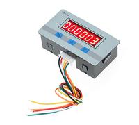 Sunydog Mini modulo contatore digitale LED Totalizzatore elettronico DC/AC5V~24V con interfaccia segnale NPN e PNP 1~999999 volte Intervallo di conteggio