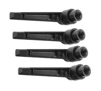 Sunydog Moglie di Fissaggio, Spazio a Leva Limitato Manopoli 4 Pcs per Imballaggio in Metallo, Lavorazione del Legno (Discussione interna M6 (lunghezza della maniglia)