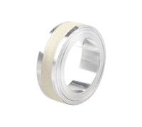 Sunydog Nastro per goffratura manuale in alluminio 3D autoadesivo in metallo, ricarica compatibile con DYMO Label Makers M1011/M11-1 rotolo 12 mm x 3,65 m