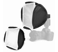 Sunydog Photography Table Top Lighting Set, 23cm Plastica Bianco | Kit softbox pieghevole portatile pieghevole con luce flash LightingLight pieghevole per copertina SLR fotografica C