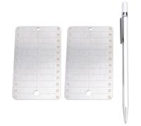 Sunydog Piastre di Supporto Compatte Ignifughe per L'archiviazione di Criptovalute, Strumento Recupero Sicuro per Possessori Bitcoin, Acciaio Inossidabile Resistente, 2 Piastre