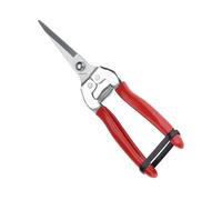 Sunydog Scisor del Giardino Dell'albero di Frutta a Risparmio, Manico Ergonomico con Meccanismo di Primavera, Taglio della Potatura della Lama Curva per Raccogliere Frutta, Agrumi, Uva, (Testa dritta)