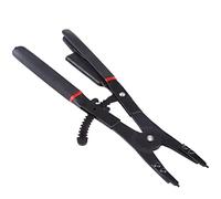 Sunydog Set di 16 Pinze Universali per Anelli Elastici per Anelli Elastici, Pinze Interne Ed Esterne con 12 Punte di Ricambio, Struttura in Acciaio Trattato Termicamente, Impugnatura