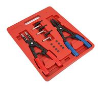 Sunydog Set di Pinze Ad Anello a Scatto 2 Pezzi, Pinze Esterne Interne Pesanti, Metallo Universale