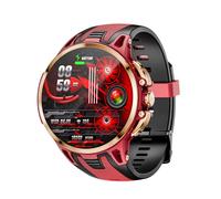 Sunydog Smart Watch 4G con Touch Screen da 1,75", Smart Watch WiFi GPS BT, Supporto Scheda SIM, Chiamata Telefonica, Monitoraggio della Salute per Persone Attive (Rosso Oro)
