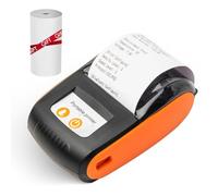 Sunydog Stampante per ricevute portatile Mini stampa termica da 58 mm Stampante mobile USB BT wireless con rotolo di carta termica da 2 pollici Compatibile con sistema Android/Windows