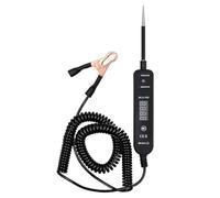 Sunydog Tester di Rilevamento della Tensione Automobilistica Tester di polarità del Display a LED per la Diagnosi Auto, Camion e Moto (Nero)