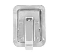 Sunydog Travel Trailer Lock, Trailer Lock Stainless Steel Flush Mount | Pagaia ad alta durezza montata a filo nazione Maniglia per lucchetto adatta per maniglia della scatola elettrica