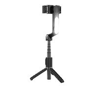 Sunydog Treppiede per Selfie Stick con Luce LED Rimovibile, Stabilizzatore Telefonico Versatile 3 in 1 per Streaming Live, Vlogging e Influencer dei Social Media