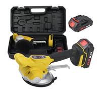 Sunydog Utensile per Piastrellatura a Batteria Massima 21 V con 6 velocità Regolabili, Elevata capacità di Carico per Dispositivo di Livellamento delle Piastrelle (Gialla)