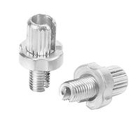 Sunydog Viti di Regolazione della Leva del Freno in Lega di Alluminio, Argento per Mountain Bike Strada con Viti di Regolazione della Leva della Maniglia