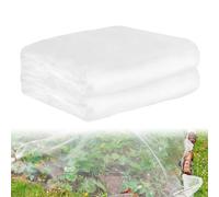 Sunyunze Rete Anti Insetti 3m x 10m Telo Zanzariera a Maglia Fine Rete Ombreggiante Per Orto Tagliabile Tenda Zanzariera da Esterno per Giardino Balcone Orto Coltivazione (Bianco)