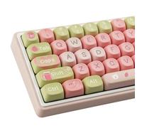 Sunzit Keycap, 129 tasti PBT Keycaps Set Profilo MOA Guava Carino Keycaps Sublimazione Tinta Tasti personalizzati per switch Cherry MX ISO/ANSI Layout UK 104/87/74/61 60 Tastiera da gioco meccanica