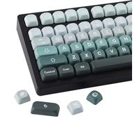 Sunzit Keycap PBT, 132 tasti MOA Profile Dye Sub Custom Green Keycap set per switch Cherry MX ISO/ANSI layout UK 104/87/74/61 60 tastiera meccanica da gioco