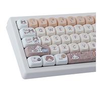 Sunzit Keycaps 143 tasti PBT Set MOA Profile Cute Cat con Keycap Puller per Cherry MX Switch 104/87/74/61 60 Tastiera Meccanica
