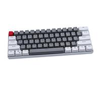 Sunzit Keycaps, 61 Keycaps Backlight Due Colori Meccanica Tastiera PBT Keycap per GH60 / RK61 / ALT61 / Annie/Keyboard Poker Keys