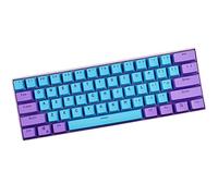 Sunzit Keycaps, 61 Keycaps Backlight Due Colori Meccanica Tastiera PBT Keycap per Tastiera con Layout USA per GH60 / RK61 / ALT61 / Annie/Keyboard Poker Keys(LA Tastiera Non È in Vendita)