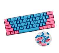 Sunzit Keycaps, 61 Keycaps Backlight Due Colori PBT Keycap per GH60 / RK61 / ALT61 / Annie/Keyboard Poker Keys (Vendi Solo keycaps)