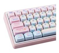 Sunzit MOA - Set di 126 tasti in PBT Patchwork Candy Custom Keycaps 60 65 75 100%, copritasti per tastiera meccanica Cherry Gateron MX Switch