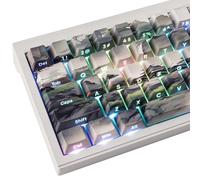 Sunzit PBT Keycaps - Keycaps stampa laterale 75 percento, Shine Through Custom Keycap, Set di keycap giapponesi Dye Sub & Double Shot, 135 tasti Cherry Profile Keyboard Keycap per tastiera meccanica